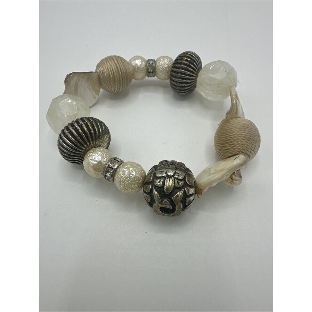Stretch Bracelet Fashion Costume Jewelry Beaded Gemstone Boho Cottage